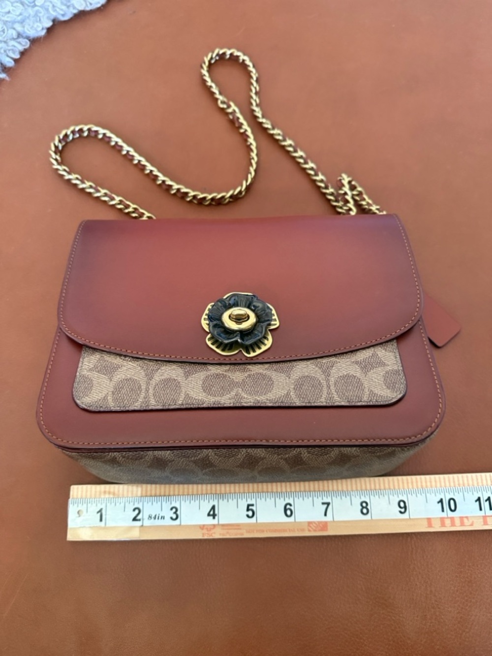 Coach Madison Tea rose crossbody - Picture 8 of 9